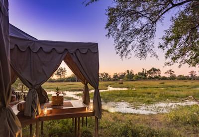 Exceptions views of the Okavango waters