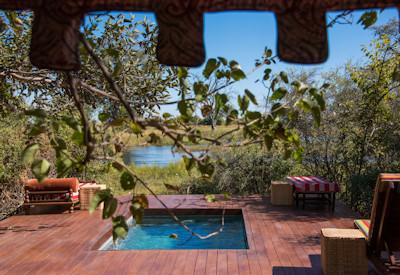 Private and intimate plunge pool