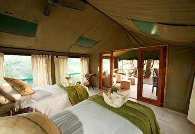 Beautifully appointed safari suites