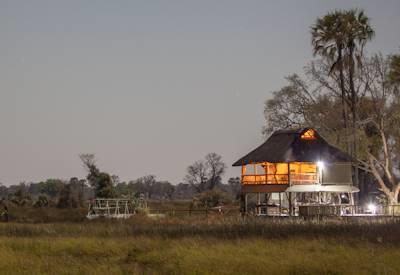 Camp at night