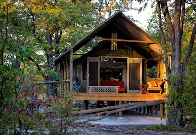 Classic Meru-styled safari tents