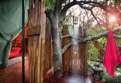 Outdoor shower areas