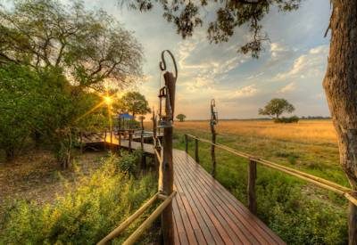 Wooden walkways at Kadizora