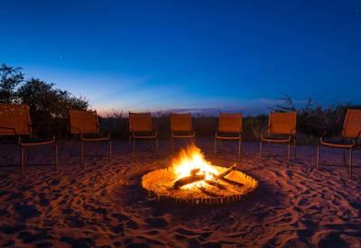 Kalahari Desert fire pit