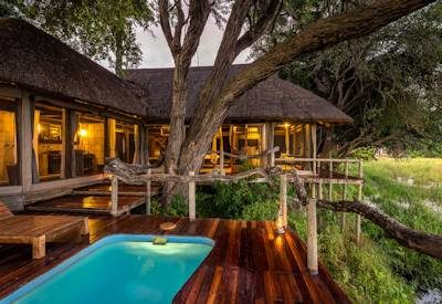 Private plunge pool at King's Camp