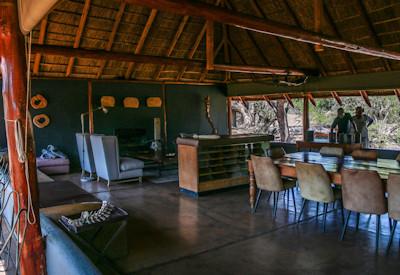 The main thatched central guest area