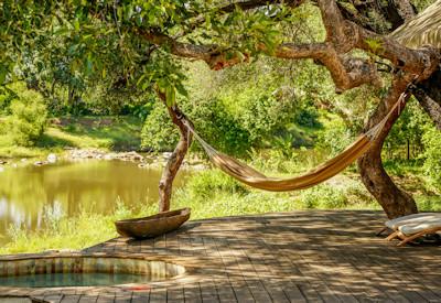 Private decks and plunge pool