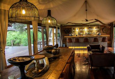Main dining area and bar area