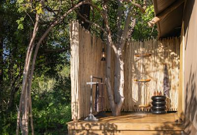 Beautiful outdoor showers