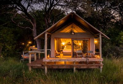Private Meru styled tented suites