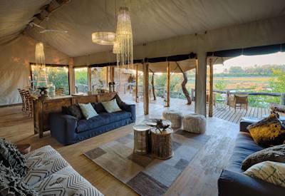 Views out over the Okavango Delta