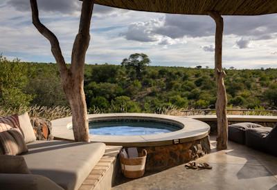 Small and intimate plunge pool