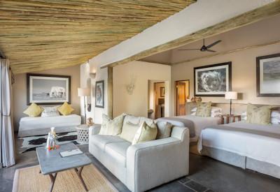 Luxuriously appointed safari suites