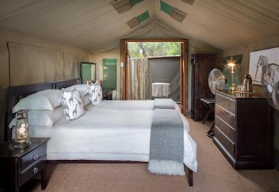 Large tented safari suites