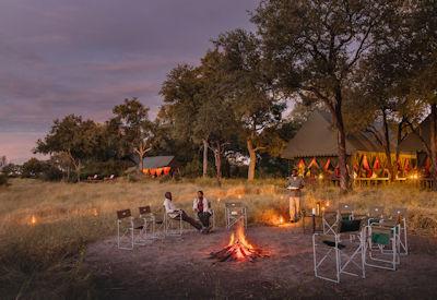 Tented camp in the world's largest inland delta