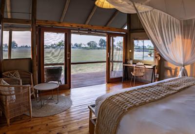 Tented suites offer so much space