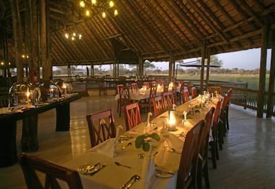Indoor dining area and lounge