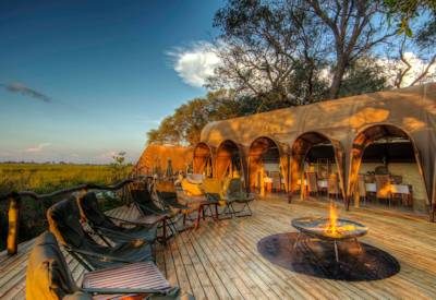 Viewing deck and firepit