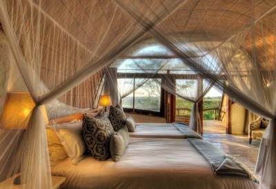 Comfortable bedrooms with views