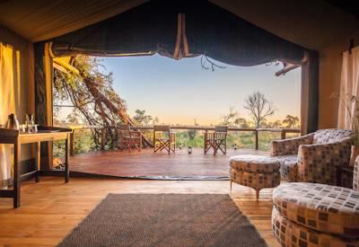 Private Okavango Delta viewing deck