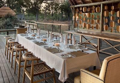 Dining area and viewing deck