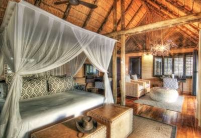 Bedroom and lounge area