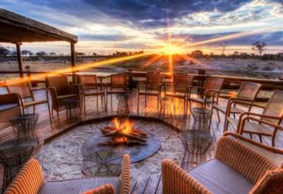 Sunset from safari lodge