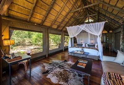 Thatched safari suites