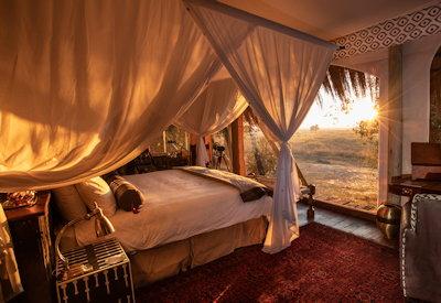 Bedrooms with a view of the Selinda