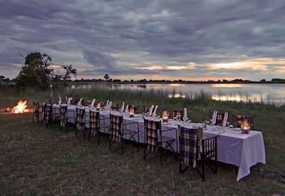 Dining in the Okavango Delta