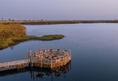 Plunge pool overlooking Botswana's Okavango Delta