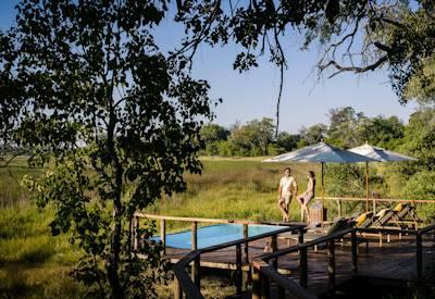 Private camp viewing decks