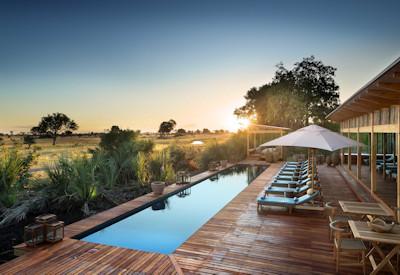 The perennial Gomoti River in the Okavango Delta