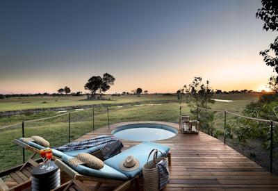 Views of the Botswana's Moremi Game Reserve