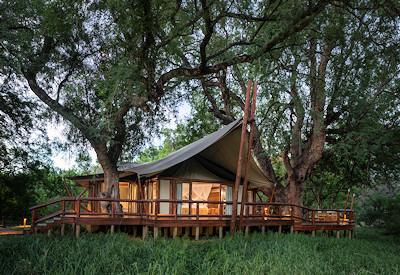 Classic safari lodge in the Mashatu
