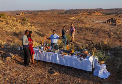 sundowners in the Northern Tuli Game Reserve