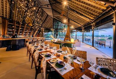 Indoor dining area