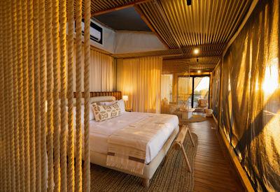 Large luxurious tented suite