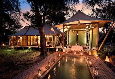Absolutely stunning safari suites at this Okavango Delta camp