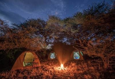 Botswana camping safari