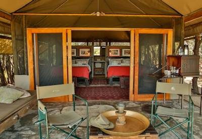 Luxury safari accommodation