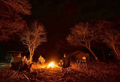 Luxury camping safari in Botswana