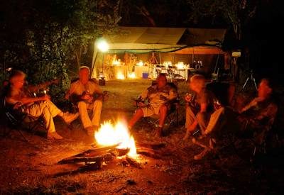Stories around the camp fire