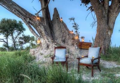 Private safari sunset
