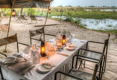 Dining in the Okavango Delta