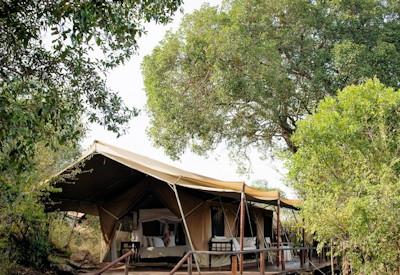 Meru-styled tented suites