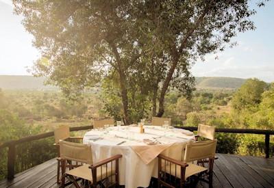 Outdoor dining by Alex Walker's