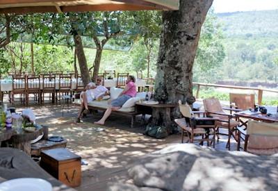 Central guest area at Serian