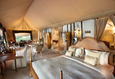 A typical 1920s tented suite