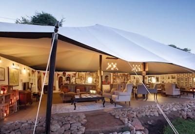 The camps central guest area